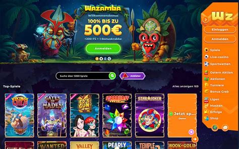 wazamba casino bonus.
